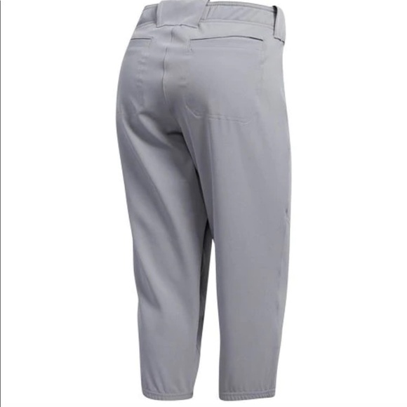 ADIDAS DIAMOND QUEEN ELITE KNICKER FASTPITCH SOFTBALL PANT GREY - Picture 2 of 9